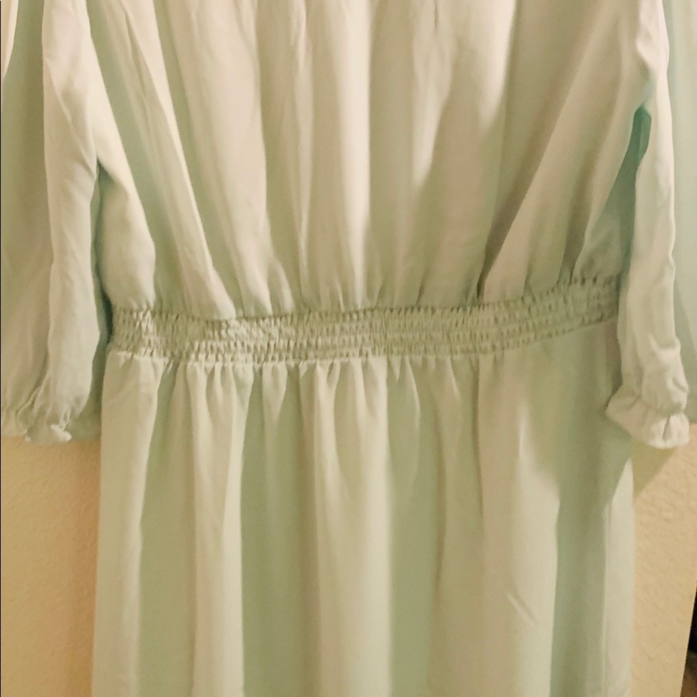 Peasant Dress in baby green.  Brand New - Picture 5 of 7